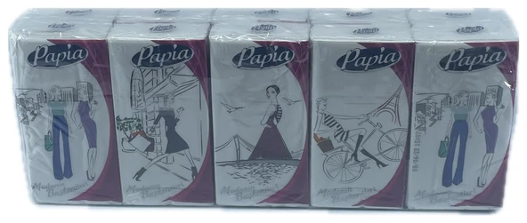 PAPİA CEP MENDİL 10LU PAKET - Resim 3