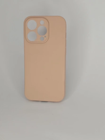 İPHONE 14 PRO CAPPY SİLİKON PEMBE KILIF - Resim 2