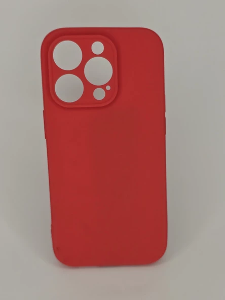 İPHONE 14 PRO CAPPY SİLİKON KIRMIZI KILIF ürün görseli 1