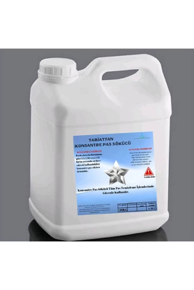 tabiattan kimya Konsantre Pas Sökücü 5Kg ürün görseli 1