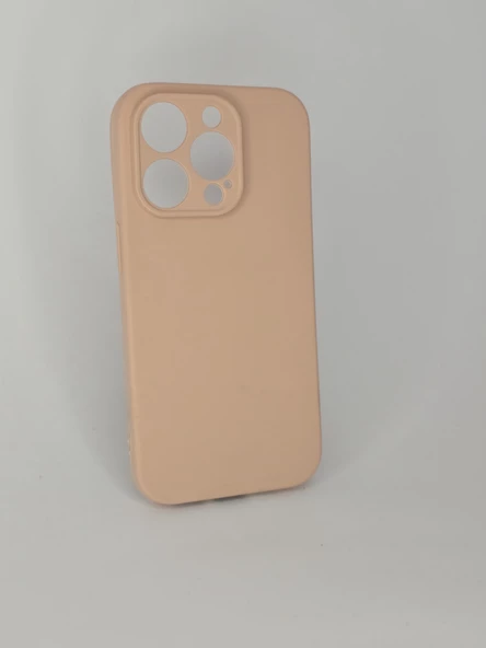 İPHONE 14 PRO CAPPY SİLİKON PEMBE KILIF - Resim 3