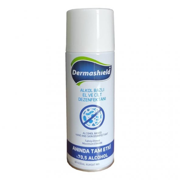 Dermashield Alkol Bazlı El ve Cilt Dezenfektanı 200 ml Tam Etki ürün görseli 1