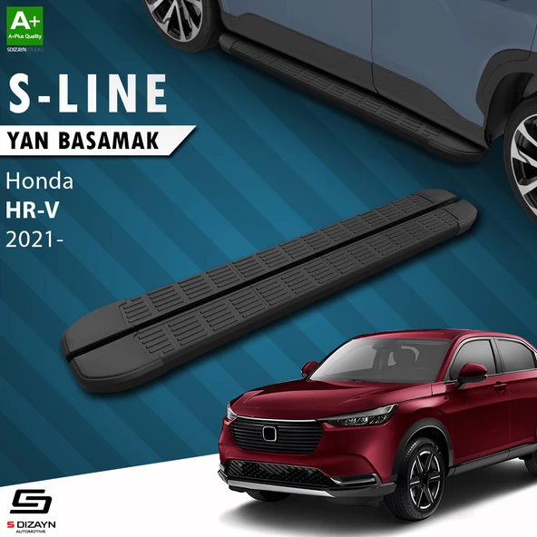 S-Dizayn Honda HR-V 3 S-Line Siyah Yan Basamak 173 Cm 2021 Üzeri ürün görseli 1