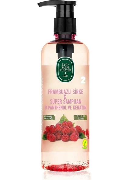Eyup Sabri Tuncer Frambuazlı Sirke & Süper Şampuan 500 ml ürün görseli 1
