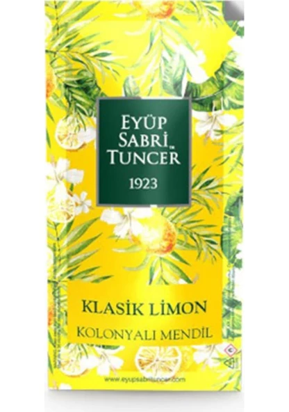 Eyüp Sabri Tuncer Klasik Limon 150'li Kolonyalı Mendil ürün görseli 1