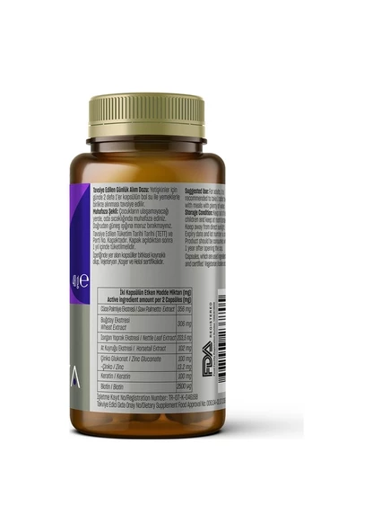 Talya Biotin İçeren Takviye Edici Gıda 60 Kapsül ürün görseli 1