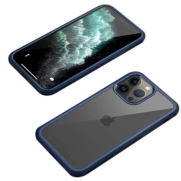 iPhone 12 Pro Kılıf Ön Arka Tam Kapatan Premium 360 Tam Koruma Lüx Kapak ürün görseli 1
