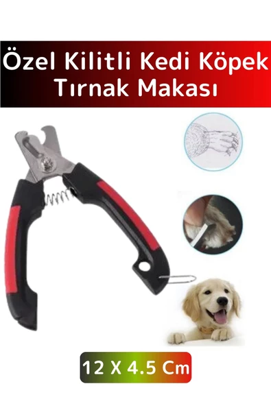 Premium Yüksek Kaliteli Güvenlik Kelepçeli Asmalı Petshop Evcil Hayvan Pet Kedi Köpek Tırnak Makası ürün görseli 1