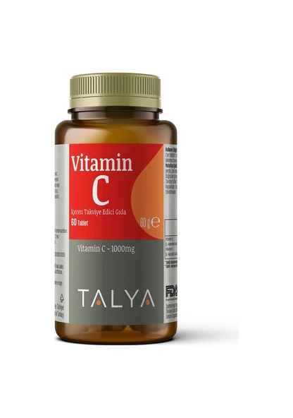 Talya Vitamin C İçeren Takviye Edici Gıda 60 Tablet ürün görseli 1