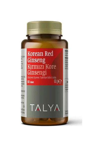 Talya Kırmızı Kore Ginsengi Ekstresi İçeren 60 Tablet ürün görseli 1