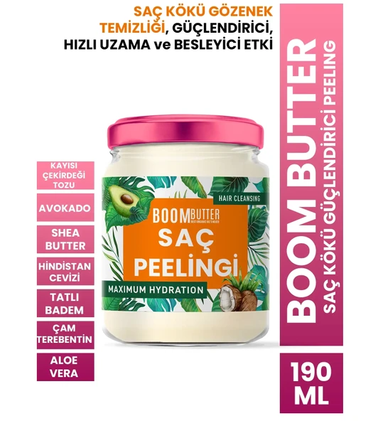 Boom Butter Saç Kökü Güçlendirici Peelingi 190 ML ürün görseli 1
