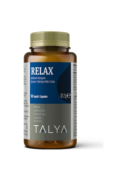 Talya Relax Bitkisel Karışım İçeren Takviye Edici Gıda 60 Kapsül ürün görseli 1