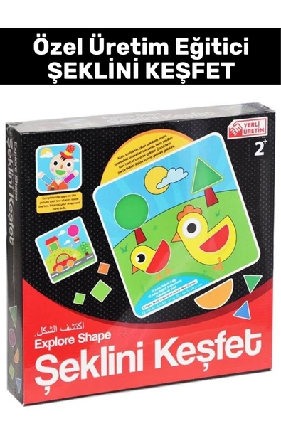 Özel Seri El Becerisi Geliştirici Renkleri Tanıma Parça Bütün İlişkisi Geliştirici ŞEKLİNİ KEŞFET ürün görseli 1