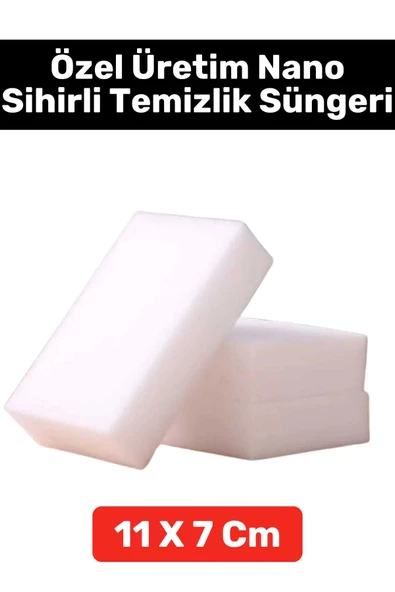 Özel Üretim Yüksek Kaliteli Nano Teknoloji Mutfak Lavabo Otomobil Sihirli Temizlik Süngeri 3 Adet ürün görseli 1