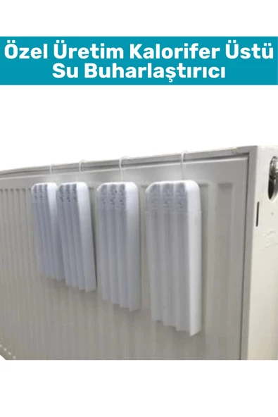 Premium Yüksek Isıya Dayanıklı Kalorifer Üstü Su Buharlaştırıcı Nemlendirici Askılı Suluk 4 Adet ürün görseli 1