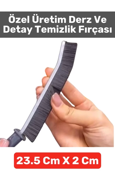 Yüksek Kaliteli Derz İnce Ergonomik Mutfak Banyo Lavabo Otomobil Detaylı Temizlik Fırçası 2 Adet ürün görseli 1