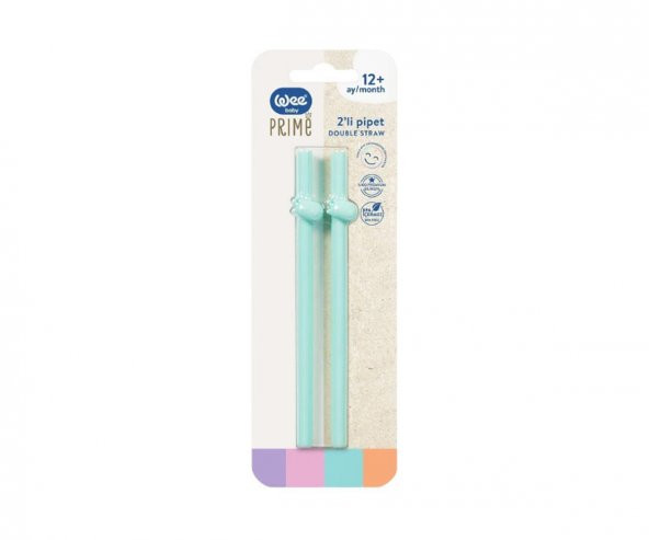 Wee Baby Silikon 2li Pipet 12+ Ay 929 Yeşil ürün görseli 1