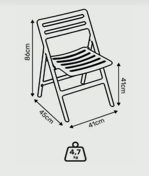 KATLANIR PİKNİK SANDALYE - Resim 4
