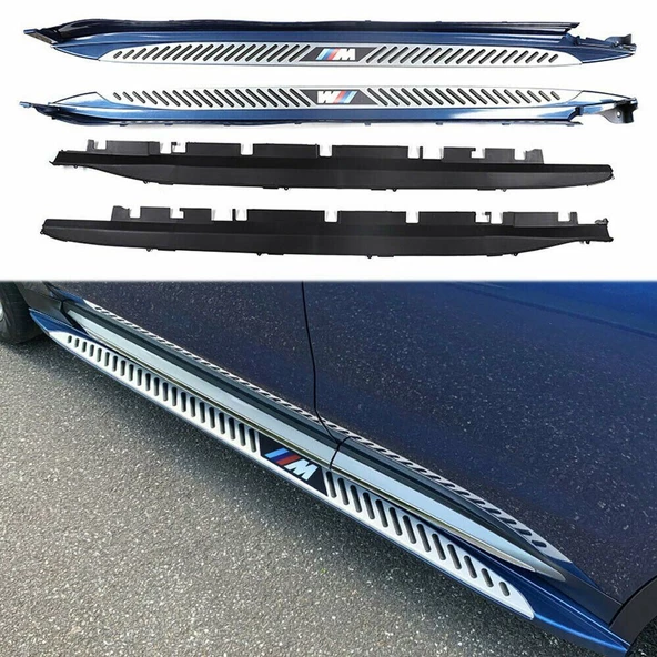 Bmw X3 Uyumlu G01 2018 Sonrası Yan Basamak M Logolu Bmw Style ürün görseli 1