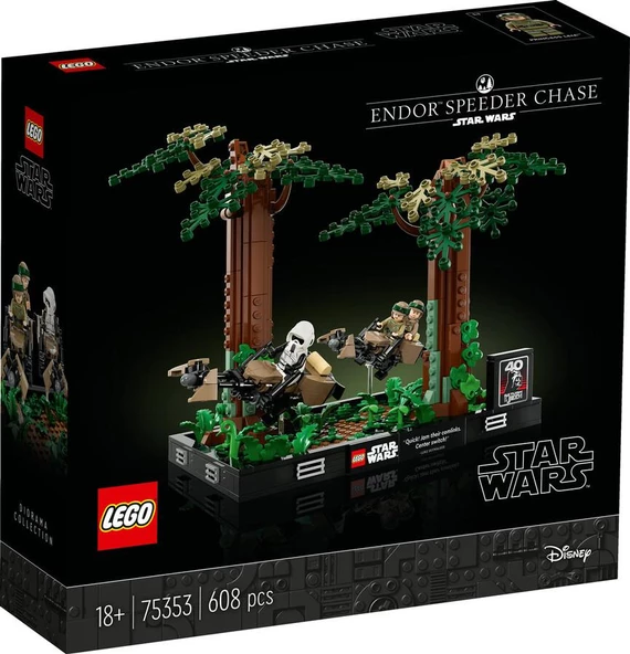 Lego Star Wars Endor Hız Motoru Takibi Dioraması 75353 ürün görseli 1