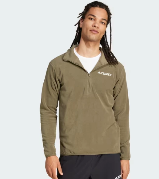 adidas Multi Essentials 1/2 Zip Fleece Fermuarlı Üst JP0784 ürün görseli 1
