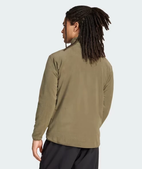 adidas Multi Essentials 1/2 Zip Fleece Fermuarlı Üst JP0784 - Resim 2