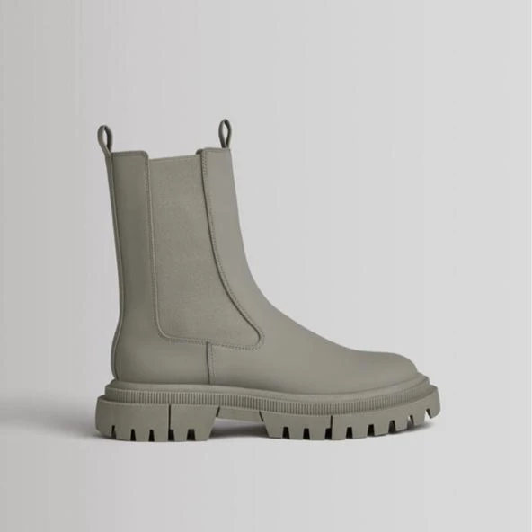 Bershka Gri Kadın Bot - Resim 4