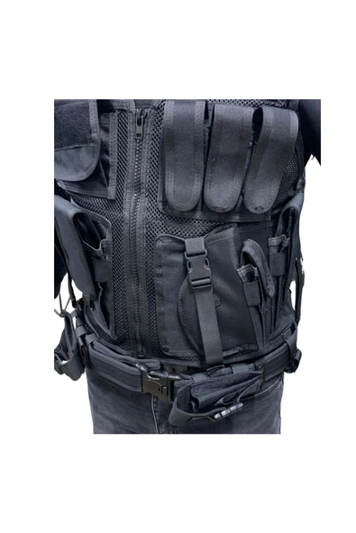 SWAT DELUXE TACTICAL VEST - Resim 4