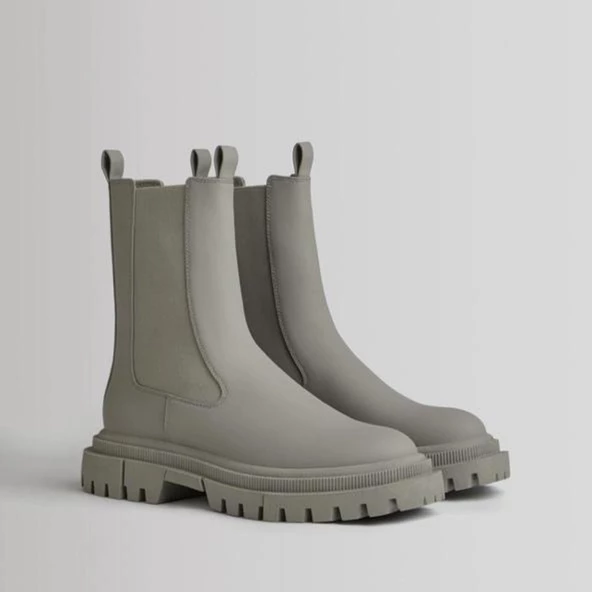Bershka Gri Kadın Bot ürün görseli 1