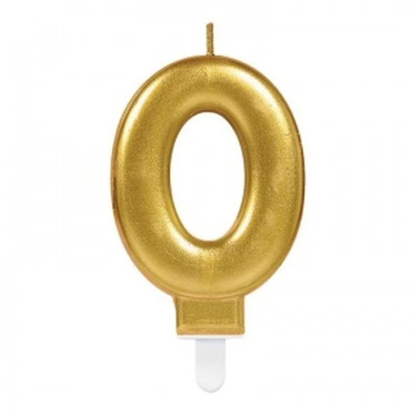 0 Rakam Mum Gold Renk ürün görseli 1