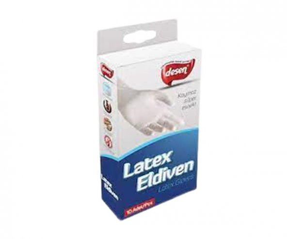 Desen 10lu Latex Eldiven ürün görseli 1