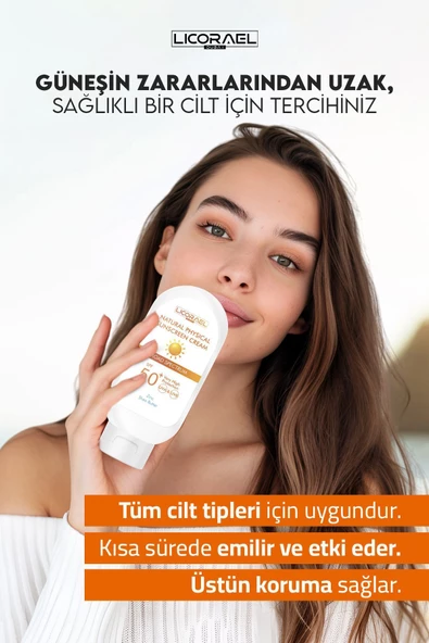 Natural Physıcal Sunscreen Cream Spf50+ 100ml - Resim 3