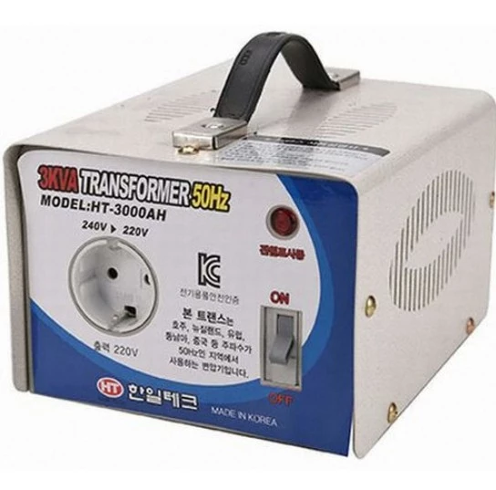 HT-3000AH 240-220V 50Hz Voltaj Dönüştürücü 3KVA ürün görseli 1