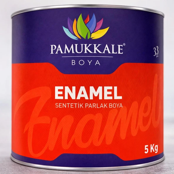 Pamukkale Enamel Sentetik Parlak Yağlı Boya 5 Kg Metalik Gri Ral 9006 ürün görseli 1