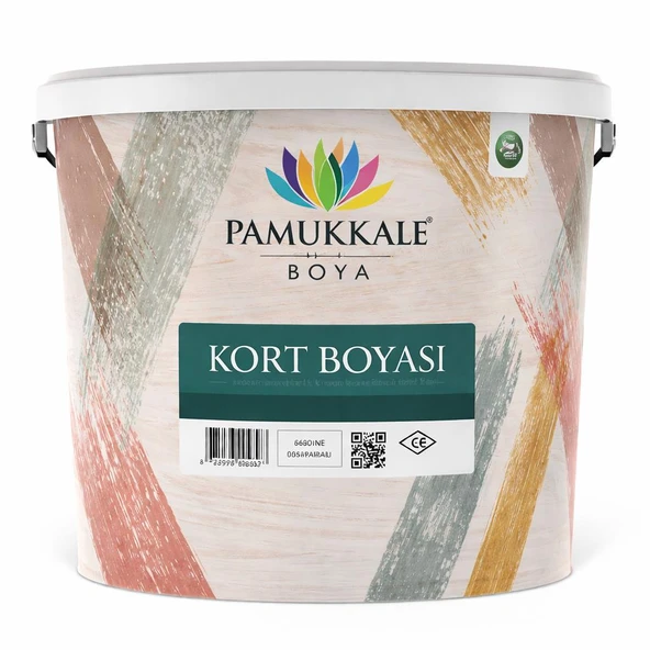 Pamukkale Silikonlu Tenis Kort Zemin Boyası 15 Lt Taba Renk ürün görseli 1