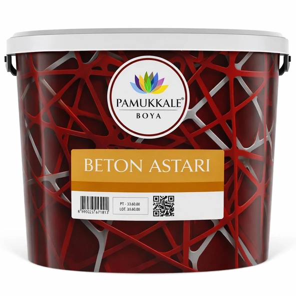 Pamukkale Brüt Beton Astarı 12 Kg Kırmızı ürün görseli 1