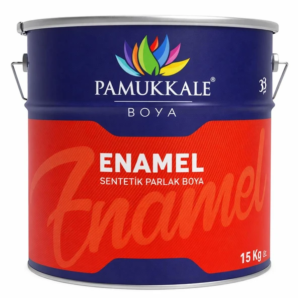 Pamukkale Enamel Sentetik Parlak Yağlı Boya 15 Kg 80 Gloss Koyu Kahve Ral 8017 ürün görseli 1