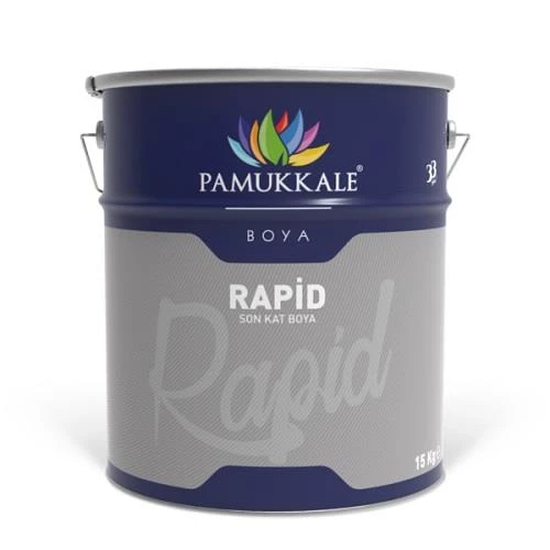 Pamukkale 1402 Rapid Endüstriyel Boya 60-70 Gloss 15 Kg Kirli Beyaz Ral 9002 ürün görseli 1