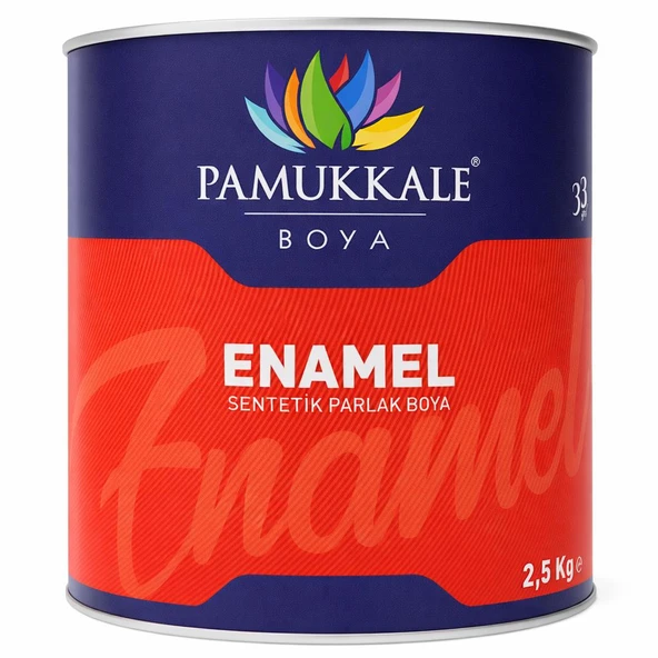 Pamukkale Enamel Sentetik Parlak Yağlı Boya 2.5 Kg Metalik Gri Ral 9006 ürün görseli 1