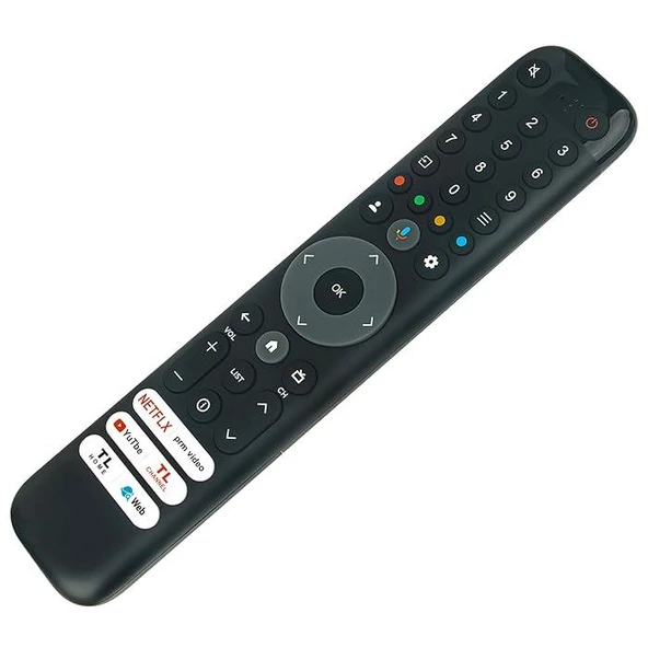 Tcl 55C755 İle Uyumlu 4k Smart  Tv Kumanda-Mikrofonlu ürün görseli 1