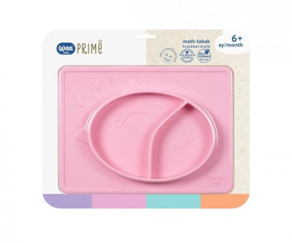 Wee Baby Matlı Tabak-Pembe ürün görseli 1