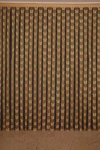 KELEBEK  MODEL GOLD RENK İP PERDE HAZIR DÜĞMELERİ DİKİLMİŞ İP PERDE 300*270 cm ürün görseli 1