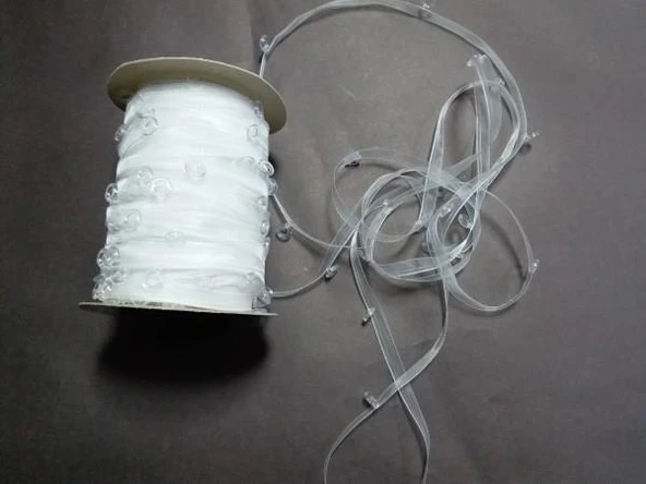 HALKALI 1 CM ŞEFFAF MİSİNE EKSTRAFOR KOD : C25_1 (100 Mt.) ürün görseli 1