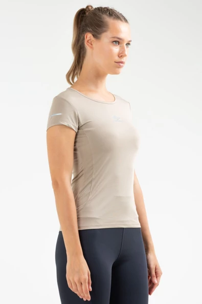 UMBRO PLY BASİC KADIN T-SHİRT / VF-0063 / STONE - Resim 6