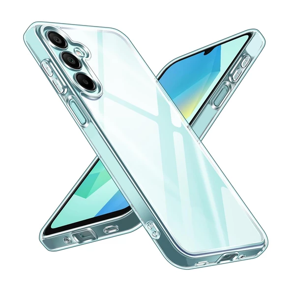 Samsung Galaxy A16 Kılıf Kamera Korumalı Silikon Şeffaf Arka Kapak ürün görseli 1