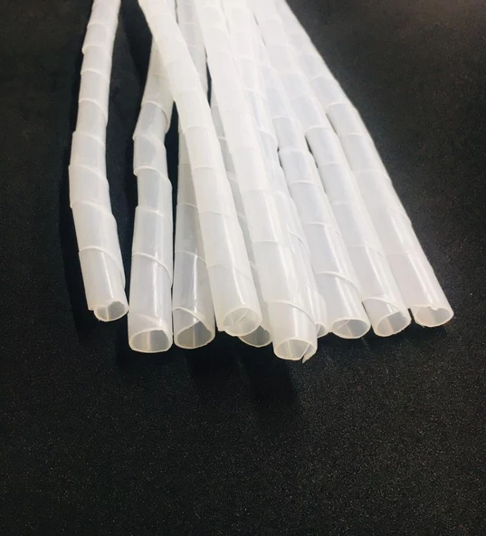 Şahnet Spriallli Şeffaf Kablo Düzenliyici 16 mm (10 adet) ürün görseli 1