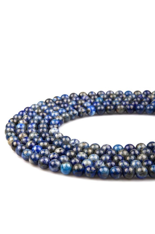 Lapis Lazuli Doğal Taş Dizi 8 mm Küre Kesim ürün görseli 1