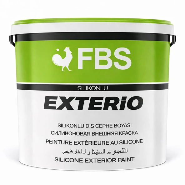 Fbs Exterio Silikonlu Dış Cephe Boyası 3.5 Kg Antrasit Gri Ral 7016 ürün görseli 1