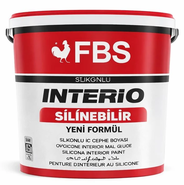 Fbs İnterio Silikonlu Silinebilir İç Cephe Boyası 20 Kg Beyaz ürün görseli 1