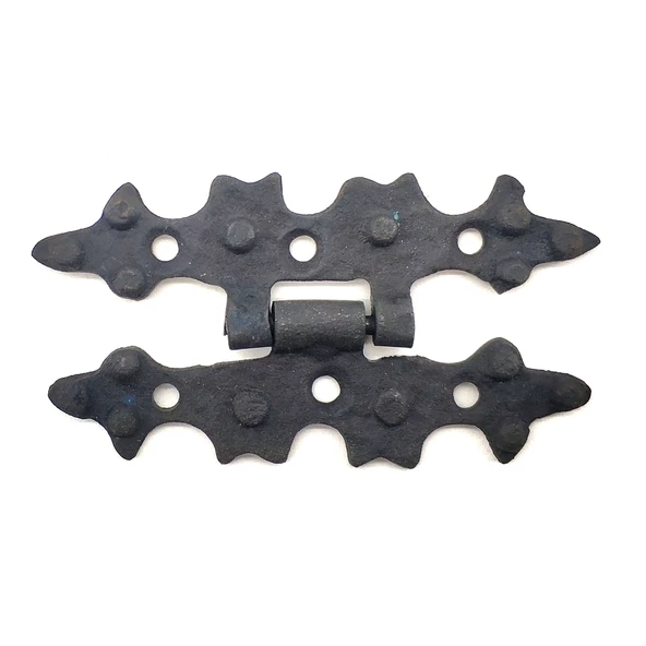 Antika Tarz Dekoratif Pirinç Yıldız Menteşe - 84x44 mm, Oksit ürün görseli 1